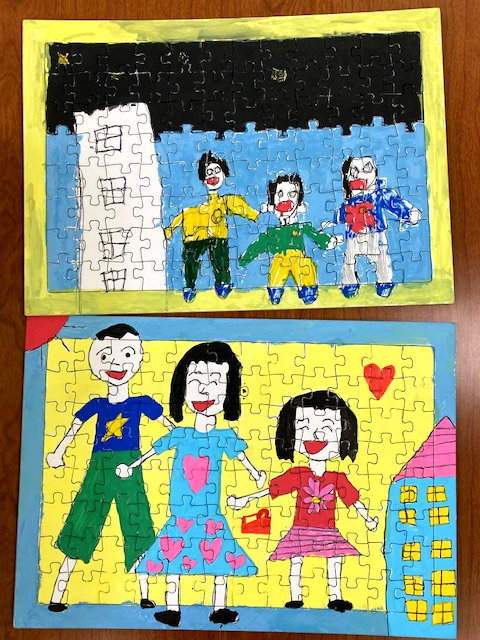 ほかにもたくさん家族の絵が描けました