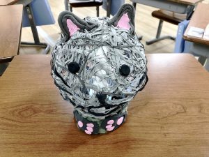 粘土で作ったオリジナルランプシェード