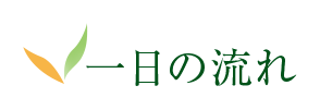 一日の流れ